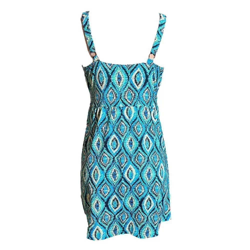 AmberNoon II by Dr. Erum Ilyas UPF 50 Swim Dress w/ Wrap Skirt
